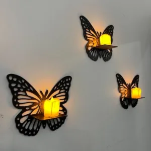 Butterfly Frame Wall Hanging Pack Of 3 home decor