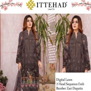 3 Piece Unstitched Lawn suits collection Embroidered