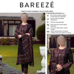 3pc Women’s Unstitched Karandi Embroidered Suit