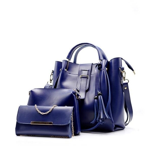 3 piece Women's Beautiful PU Leather Shoulder Bag - Image 4