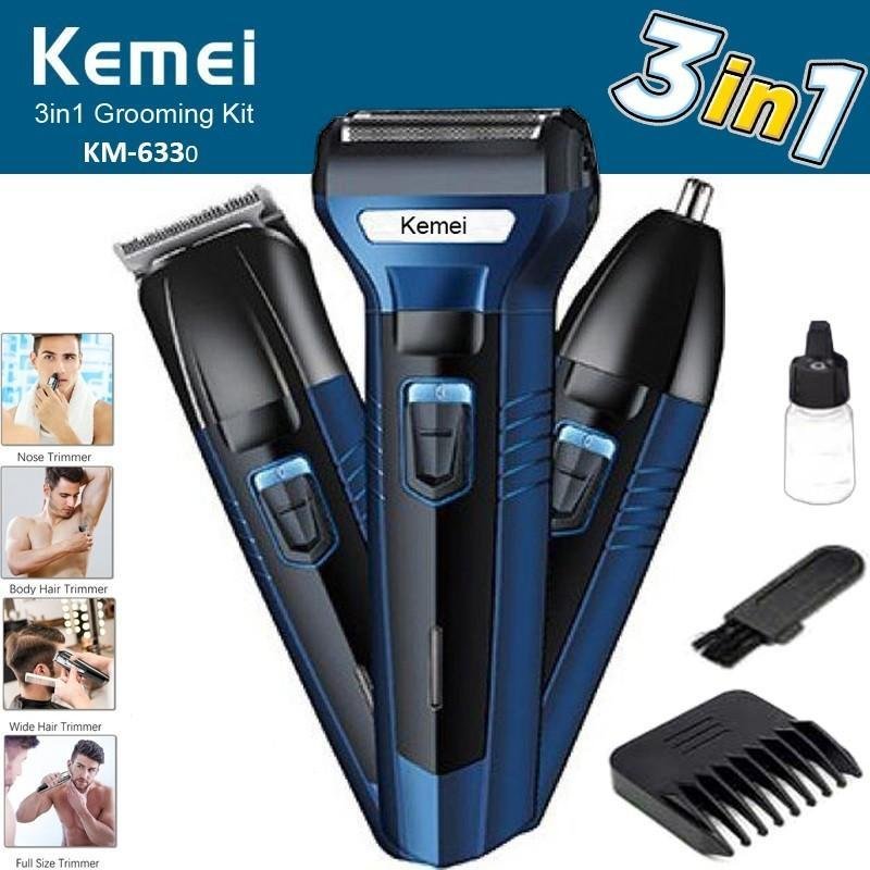 Electric Hair Removal Men's Shaver 3 in 1