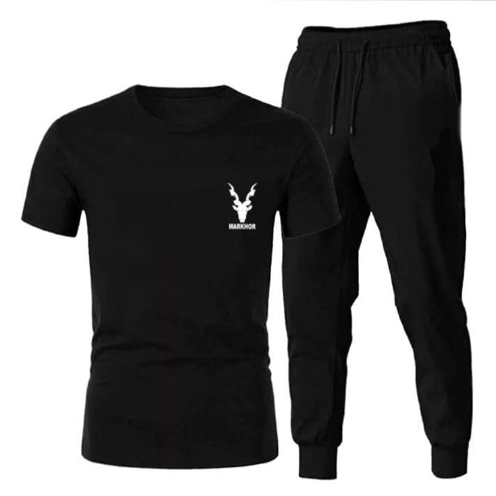 2 Pc Men's Micro Printed Tracksuit