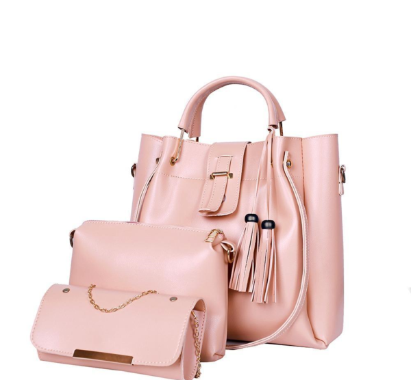 3 piece Women's Beautiful PU Leather Shoulder Bag - Image 2