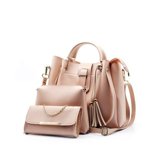 3 piece Women's Beautiful PU Leather Shoulder Bag - Image 6