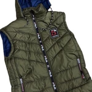 Quilted Sleeveless Jacket For Men