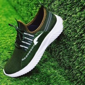 Breathable Mesh Training Casual Sneakers For Men – Green