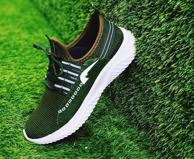 Breathable Mesh Training Casual Sneakers For Men - Green