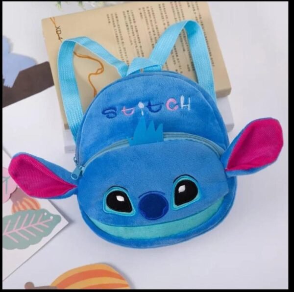 Soft Plush Shoulder Bag For Kids - Blue - Image 2