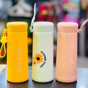 Water bottles with straps.glass water bottles.