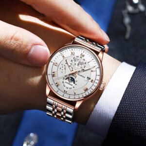 New Waterproof Luminous Calendar Men’s Watch Ultra-Thin Quartz Watch Douyin Aliexpress Hot Style Dropshipping