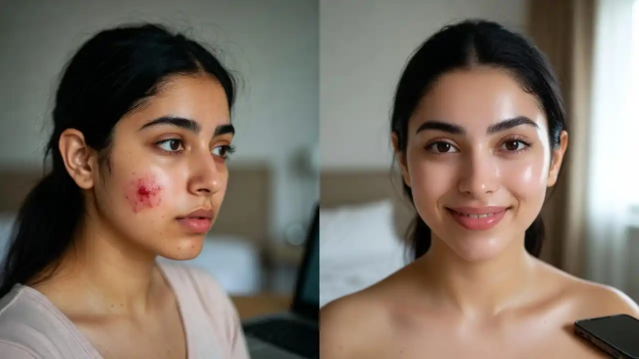 Read more about the article How to Remove Pimples Naturally in One Day | Cute Bees by Sadia