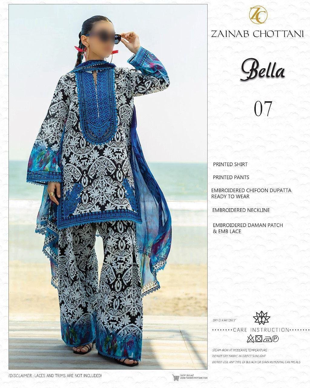 Trending Heavy Embroidered Lawn 3PC Suit with Ready-to-Wear Dupatta