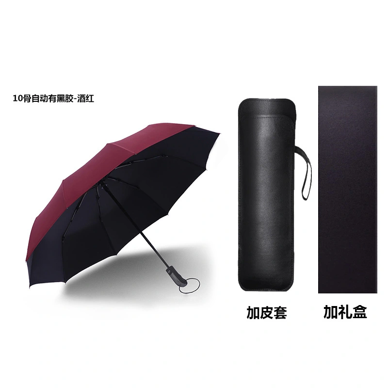 Premium Compact Automatic Folding Umbrella with Waterproof Travel Case