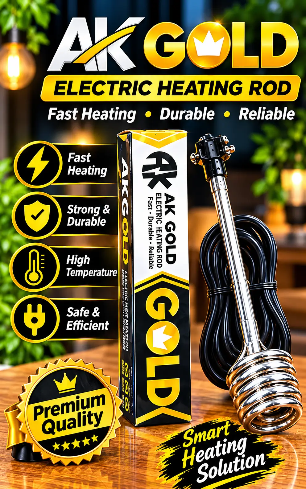 AK GOLD Electric Water Heating Rod - Image 2