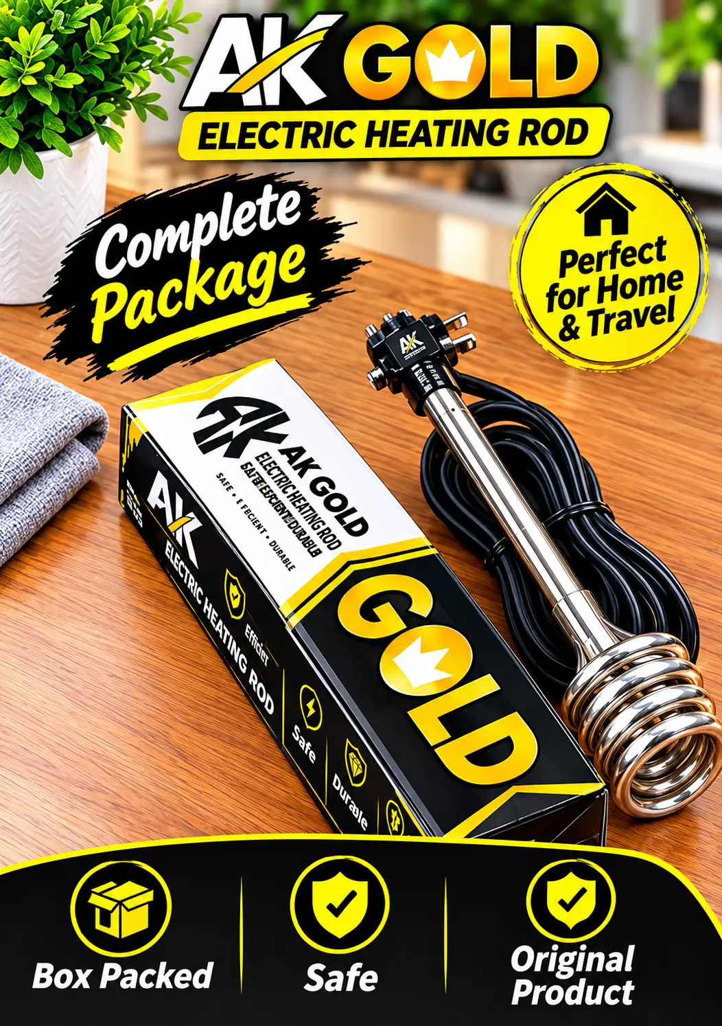 AK GOLD Electric Water Heating Rod - Image 7