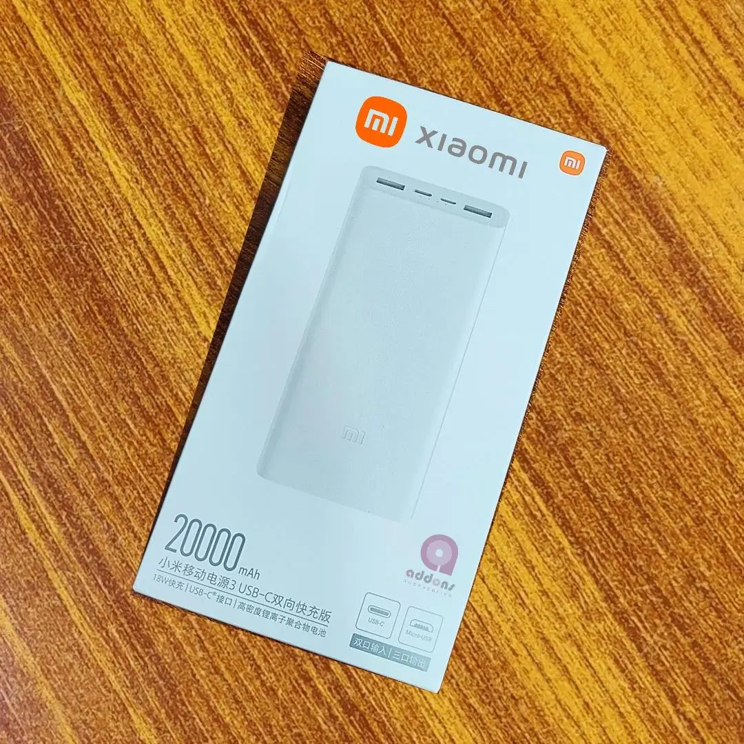Xiaomi Mi Power Bank 3 Pro 20000mAh – 45W Fast Charging Power Bank with Quick Charge 3.0, USB-C and 3 Output Ports. - Image 5
