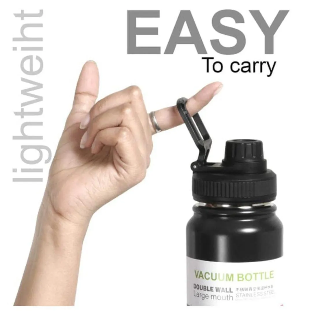 Vacuum Stainless Steel Water Bottle Blue 12Hr Cold - Image 4