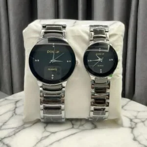 Elegant Couple Watches Price in Pakistan – Stylish Quartz Movement Set for Him & Her