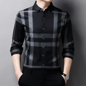 2023 spring and autumn men long sleeve shirts