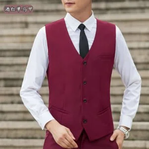 Korean Style Men’s Suit – Slim Fit Modern Formal Wear